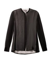 vince blouse layer silk double lyst browse stores
