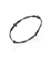 Stephen Webster | Metallic Pave Ruby Diamond Barbed Wire Bangle Bracelet | Lyst