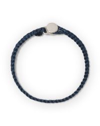 Club Monaco | Blue Scosha Braided Button Bracelet for Men | Lyst