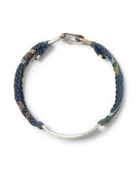 Scosha | Blue Large Hook Id Bracelet for Men | Lyst
