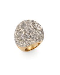 Michael Kors | Metallic Pavé Bubble Ring | Lyst