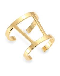 St. John | Metallic Architectural Cuff Bracelet | Lyst