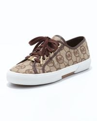 michael kors granger canvas trek sneaker