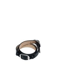 Balenciaga | Classic Bracelet Triple Tour Black | Lyst