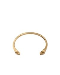 Alexander McQueen | Metallic Twin Skull Bangle | Lyst