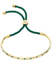 Monica Vinader | Green Fiji Gem Bracelet | Lyst