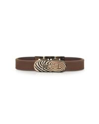 Just Cavalli - Touch Brown Silicon Men's Bracelet for Men - Lyst