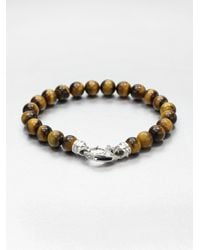 Stephen Webster | Metallic Malachite Beaded Bracelet for Men | Lyst