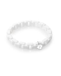 Tateossian | White Rubber Box Chain Bracelet for Men | Lyst