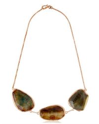 Aamaya By Priyanka | Brown Statement Necklace | Lyst