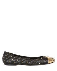 Tory Burch | Black Kingsbridge Suede Ballet Flat | Lyst