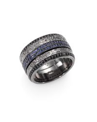 Stephen Webster | Metallic Sapphire Band Ring for Men | Lyst