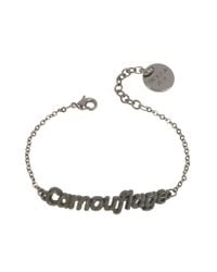 Patrizia Pepe - Black 'mimetic' Bracelet - Lyst