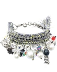 Venessa Arizaga | Black Bracelet | Lyst