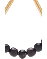 Marni | Black Dangling Horn And Metal Earrings | Lyst