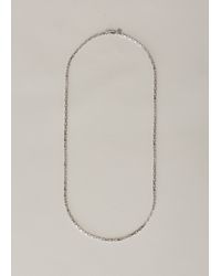 Ming Yu Wang | Metallic Sterling Silver Box Chain Necklace | Lyst