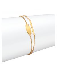 Jennifer Zeuner | Metallic Tilly Diamond Double-row Chain Bracelet | Lyst