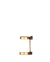 Erickson Beamon | Multicolor 'hyperdrive' Swarovski Crystal Double Link Ring | Lyst