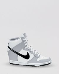 womens nike high top wedge sneakers
