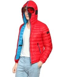 Ai Riders On The Storm | Red Total Zip Up Light Weight Down Jacket for Men | Lyst