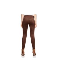 Hue | Brown Ultra Suede Leggings | Lyst