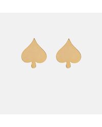 Camilla Dietz Bergeron - Metallic Cartier Gold Suit Spade Earrings - Lyst