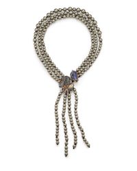 Alexis Bittar | Metallic Elements Phoenix Labradorite, Shell Pearl & Crystal Vine Reversible Necklace | Lyst