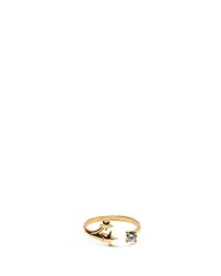 Pamela Love | Metallic 'orion' Diamond 18k Gold Double Star Ring | Lyst