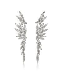 AS29 | Metallic Bamboo Long Earrings | Lyst