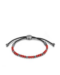 John Hardy | Red Classic Chain Round Beads Bracelet | Lyst