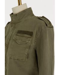 Anine Bing Army Green Cotton Jacket