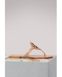 Tory Burch Multicolor Cross Design Sandals
