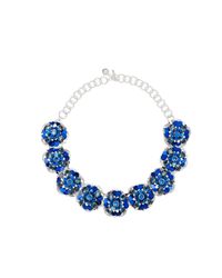 Shourouk | Blue Flower Necklace | Lyst