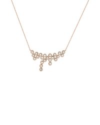 Lito | Metallic 18K Rose Gold Mist Necklace | Lyst