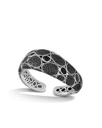 John Hardy | Black Kali Full Pave Kick Cuff | Lyst