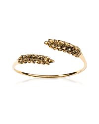 Aurelie Bidermann - Metallic Two Cobs Wheat Gold Plated Bangle - Lyst