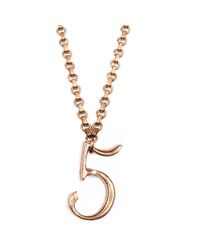Lulu Frost - Metallic Plaza Small Number 5 - Lyst