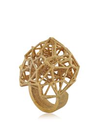 Lotocoho | Metallic Voronoi Ii Ring | Lyst