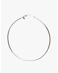 Giantlion | Metallic Simple Choker Necklace | Lyst
