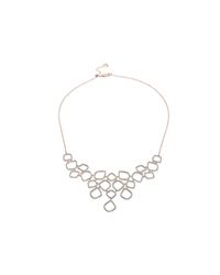 Monica Vinader | Pink Riva Diamond Cluster Bib | Lyst