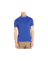 Ted Baker | Blue Teknow Slim Fit Polo for Men | Lyst