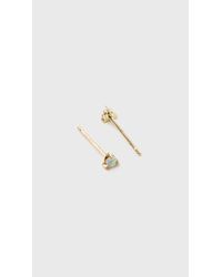 Wwake | Metallic Small Opal Studs | Lyst