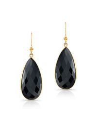 Anne Sisteron - Black Onyx Lovely Earrings - Lyst