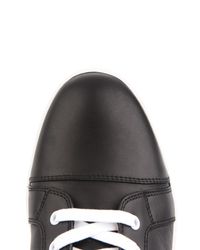 Christian louboutin Bip Bip Leather High-Top Trainers in Black for ...  