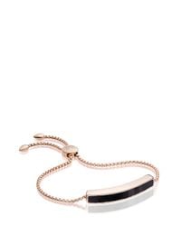 Monica Vinader | Black Baja Bracelet | Lyst