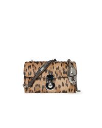 Ralph Lauren | Brown Haircalf Ricky Chain Bag | Lyst