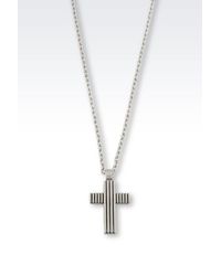 Emporio Armani | Metallic Necklace for Men | Lyst