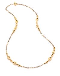 Michael Kors | Metallic Heritage Maritime Link Station Necklace | Lyst