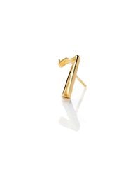 Lulu Frost - Metallic Code Number 14kt #7 Earring - Lyst