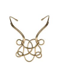 Aesa - Metallic Solar Knot Necklace - Lyst